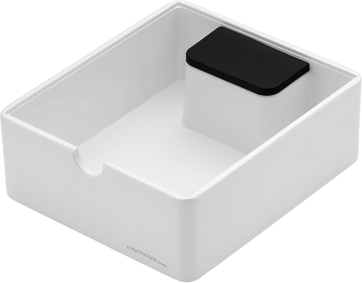 Klopbox voor Espresso Koffiedik - Compacte Metalen Koffieafvalbak met Antislip Basis