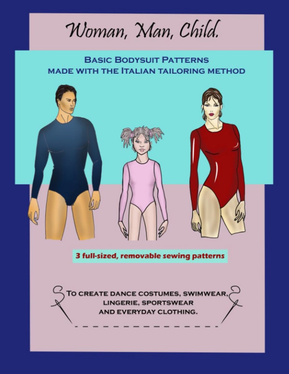 Naaipatroon Set: Basis Romper voor Dames, Heren en Kinderen - Stretch Stof Kleding Maken