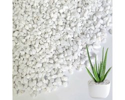 Witte Aquarium Grind Mini Rivierkeien voor Bodembedekking en Vetplanten
