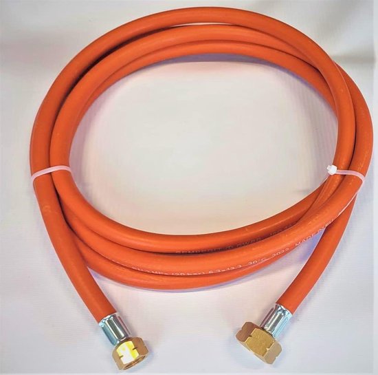 Gasslang Propaan Butaan - Flexibele Slang - Barbecue Aansluiten - Snelkoppeling Inclusief - 150 cm 20 Bar — afbeelding 2