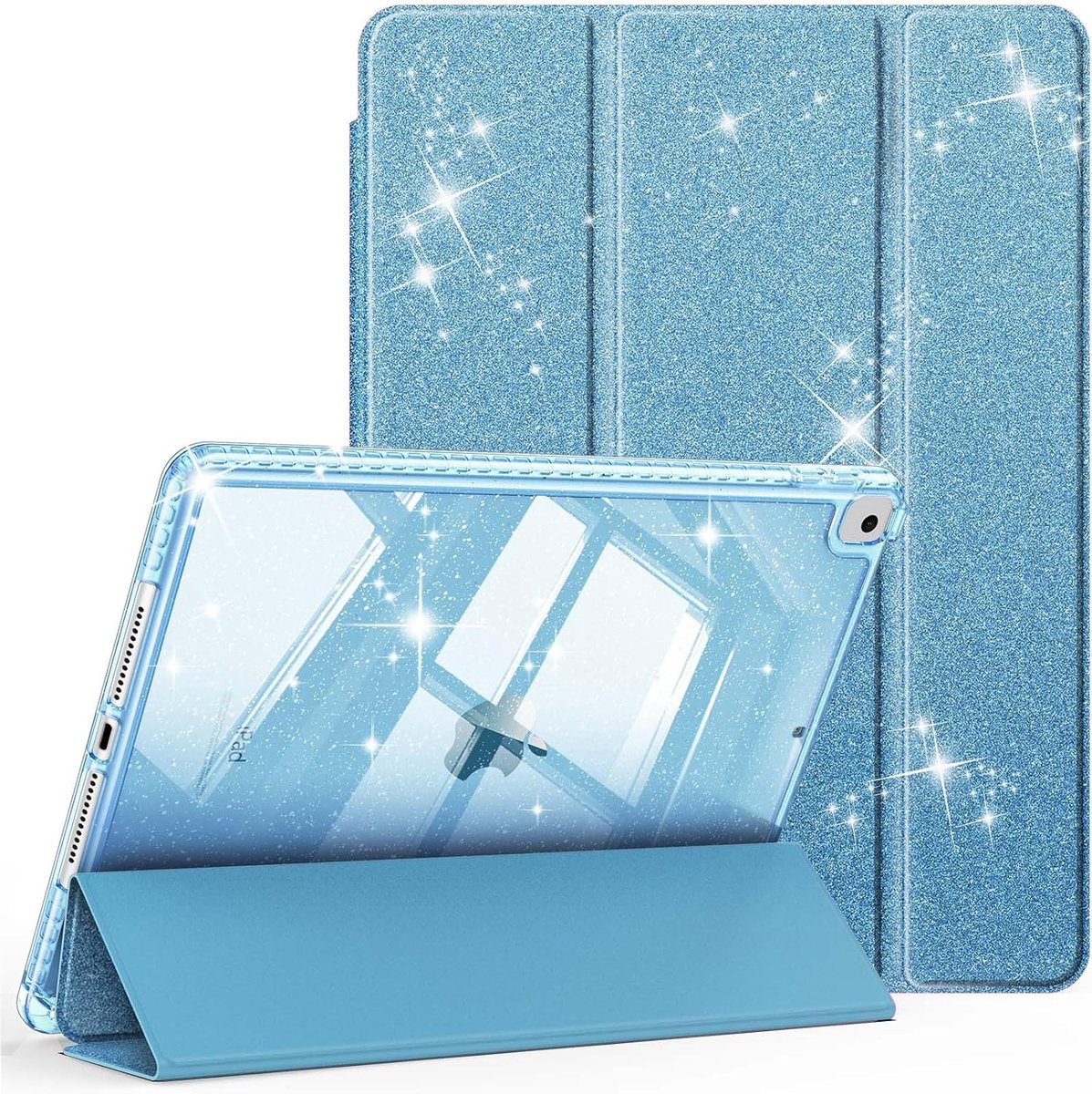 Schokbestendige Glitter Hoes voor iPad 10.2 Inch (7e, 8e, 9e Generatie)