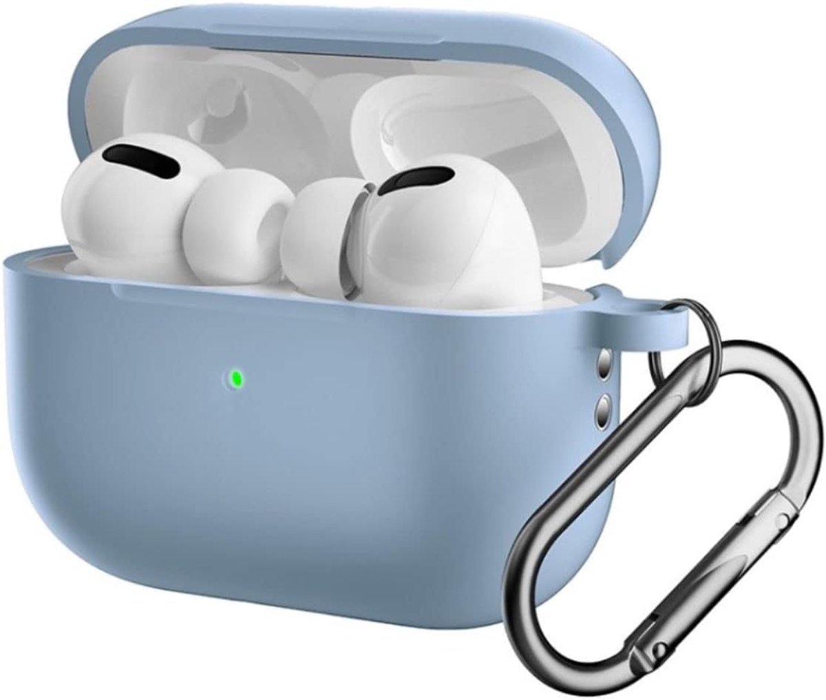 Siliconen Beschermhoes voor AirPods Pro 2 - Babyblauw Cover