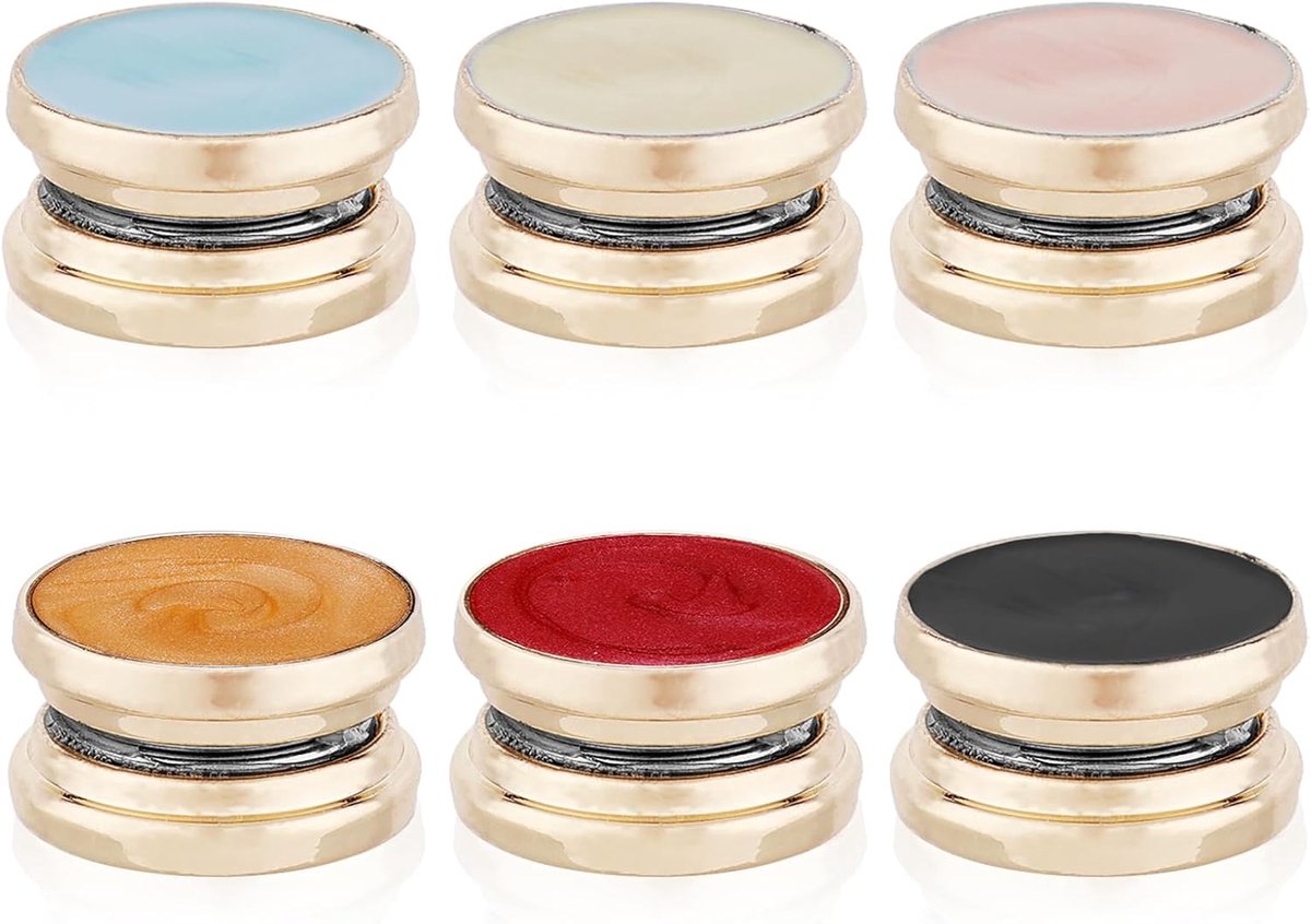 6 Stuks Sterke Magnetische Spelden voor Hoofddoek en Sjaals