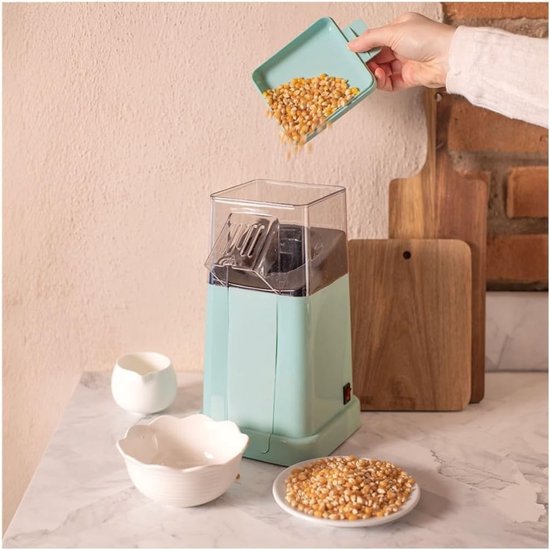 Florixa® Popcorn Machine - Popcorn maker - Popcornmais Machine - Turkoois - 30x15x15cm — afbeelding 4