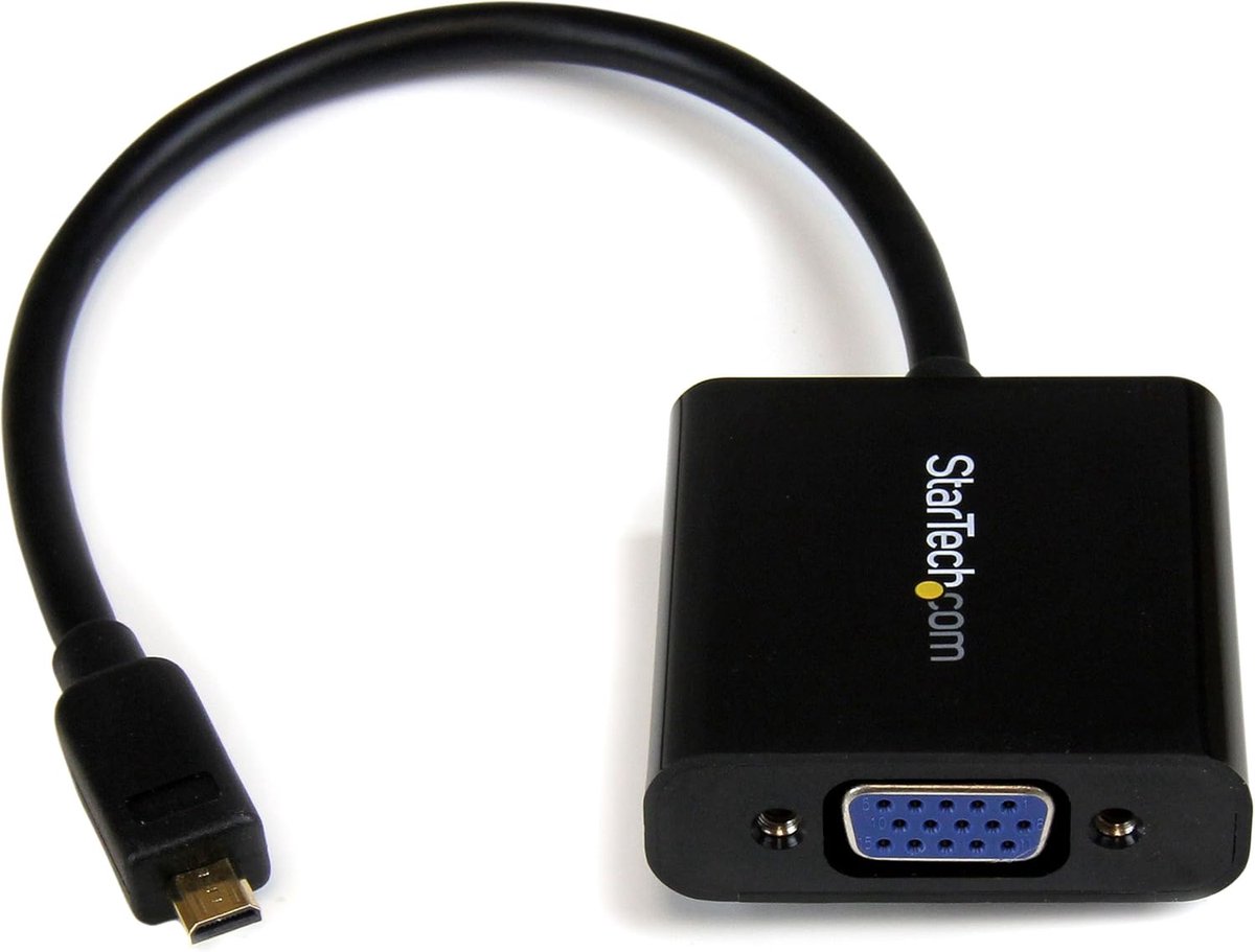Micro HDMI naar VGA Adapter voor Smartphone en Tablet - 1080p Compatibel