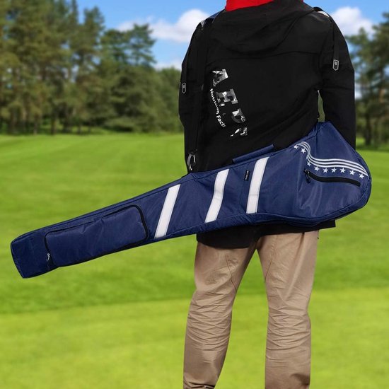 Lichte Golfdraagtas voor Paar Clubs - Par 3 Oefentas met Schouderriem van Merkloos — afbeelding 2