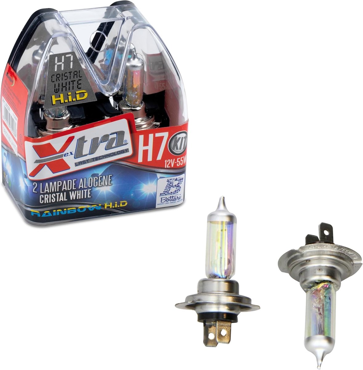 Krachtige Autolamp - Halogeen Gloeilamp - Veilige Verlichting - Helder Wit Licht - Standaard Fitting - Blauw