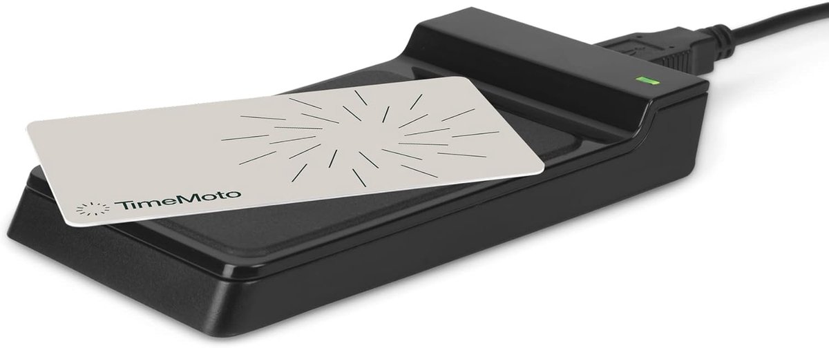 RFID Lezer - Kaartlezer - Registratie PC - USB Aansluiting - Compact Formaat - Zwart