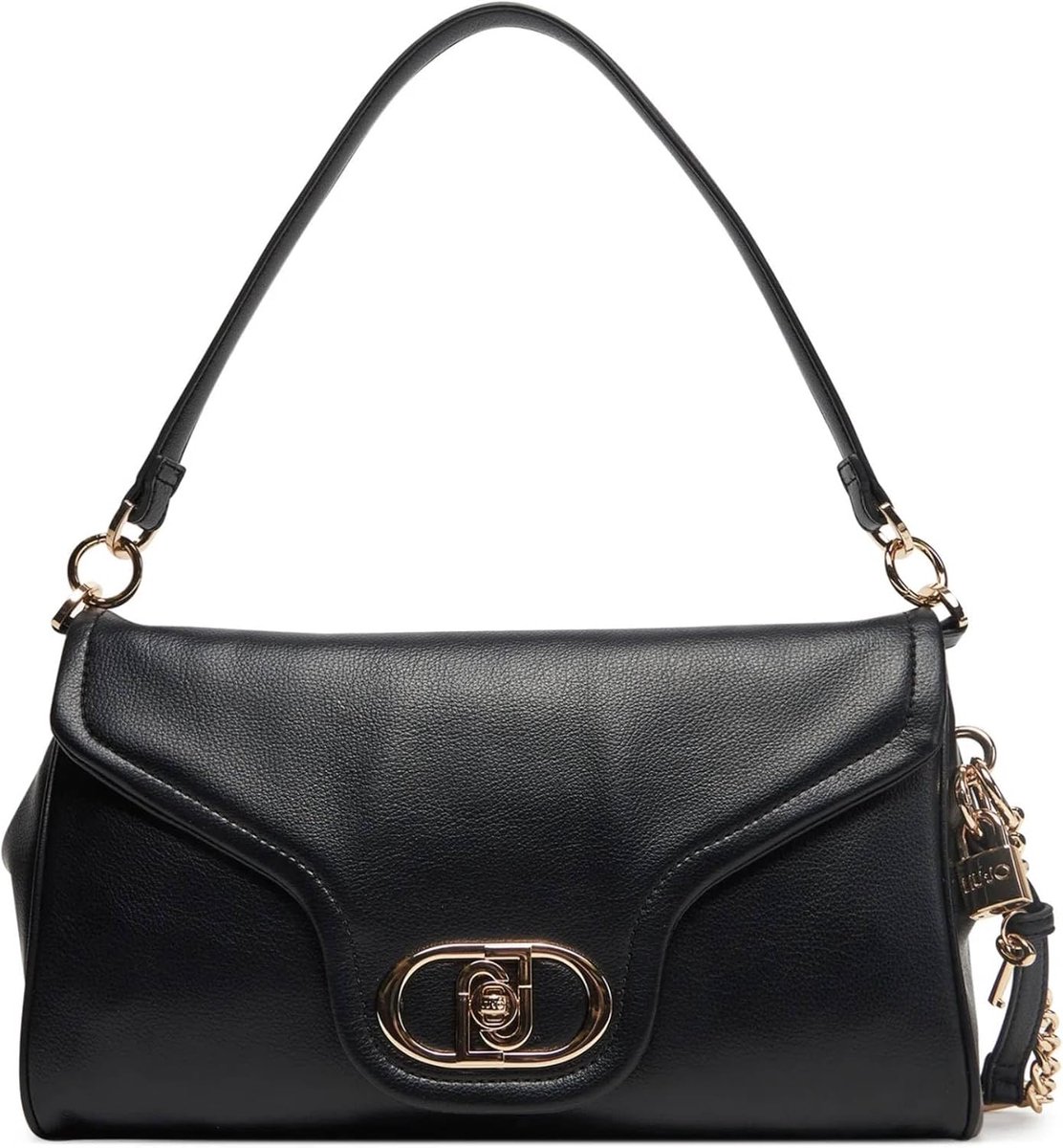 Dames Handtas - Schoudertas Crossbody - Dagelijks Gebruik - Gemaakt van Ecostructure - 29x16x10.5cm - Zwart