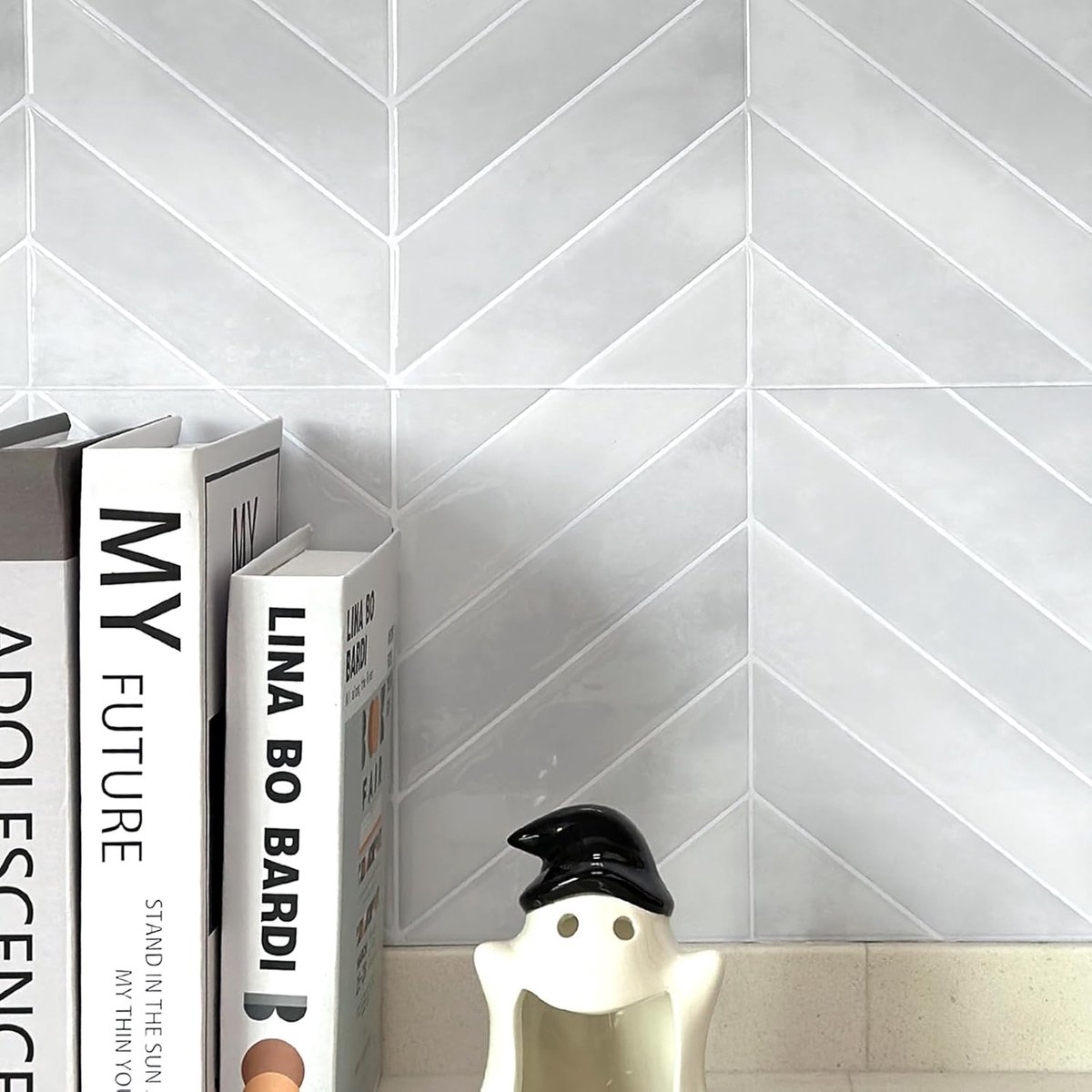 Zelfklevende Keuken Tegels Herringbone Patroon - 10 Vel Wandtegel voor Keuken en Badkamer