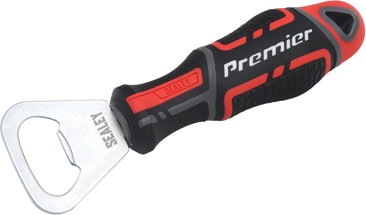 Verchroomde Flesopener met Ergonomisch Antislip Handvat