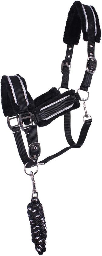 Comfortabele Halsterset met Dekje voor Paard - Verstelbaar en Gewatteerd Comfortabele Halsterset met Dekje voor Paard - Verstelbaar en Gewatteerd