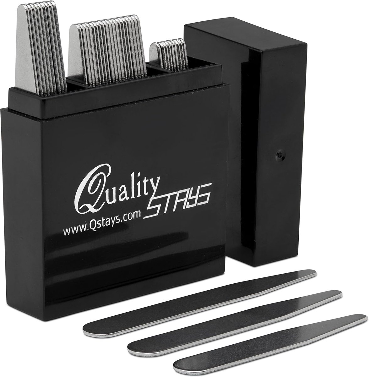 40x RVS Collar staven voor Overhemden - 3 Maten Collar Supports in Opbergdoos