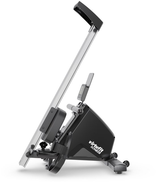 VirtuFit ROW200i Roeimachine - Inklapbaar - 10 weerstandniveaus - Geruisloos - Kinomap & FitShow - LCD Display met Tablethouder - Roeitrainer voor thuis - Roeiapparaat (ROW450)