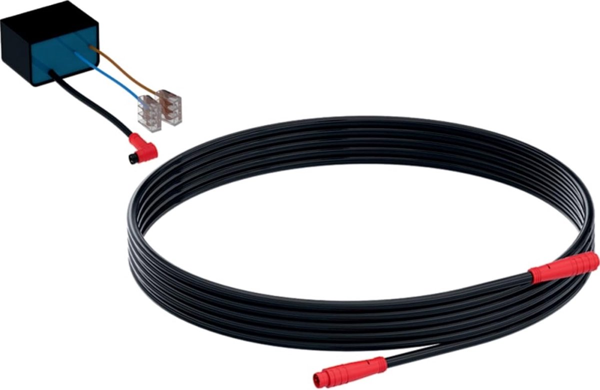 Netdeel 230V/12V/50Hz kabel 1,8 meter voor aansluitdoos