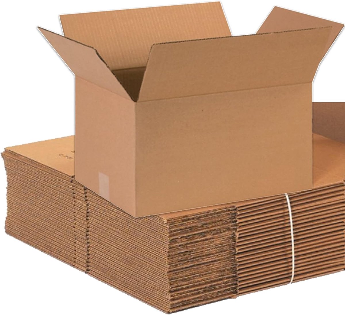25 Stuks Golfkartonnen Verzenddozen - 40x28x23 cm - Kraft Bruin - Stevige Verpakking