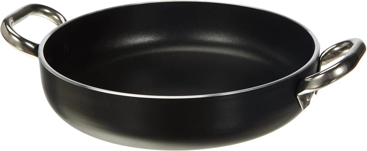 Professionele Omeletpan Zwart Gietaluminium 28 cm - Dikke Bodem, Kookpan