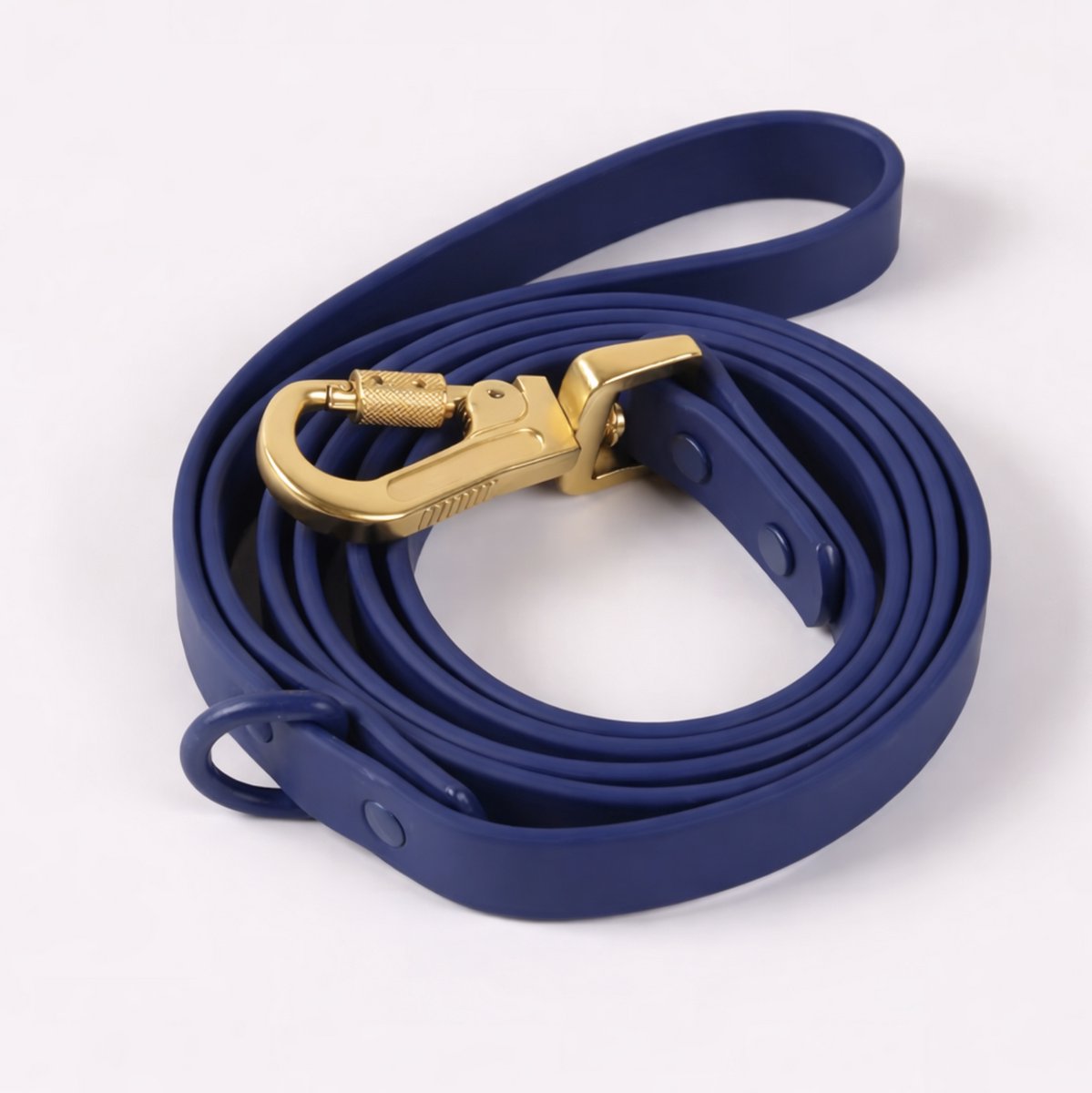 KadoDash - Siliconen Hondenlijn Blauw – Sterk, Waterbestendig & Comfortabel