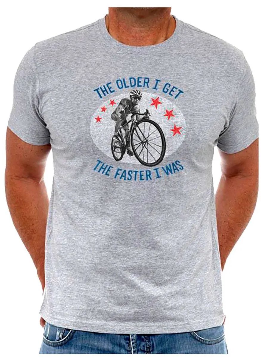 Cycology The Faster I Was T-shirt Met Korte Mouwen Man Grijs
