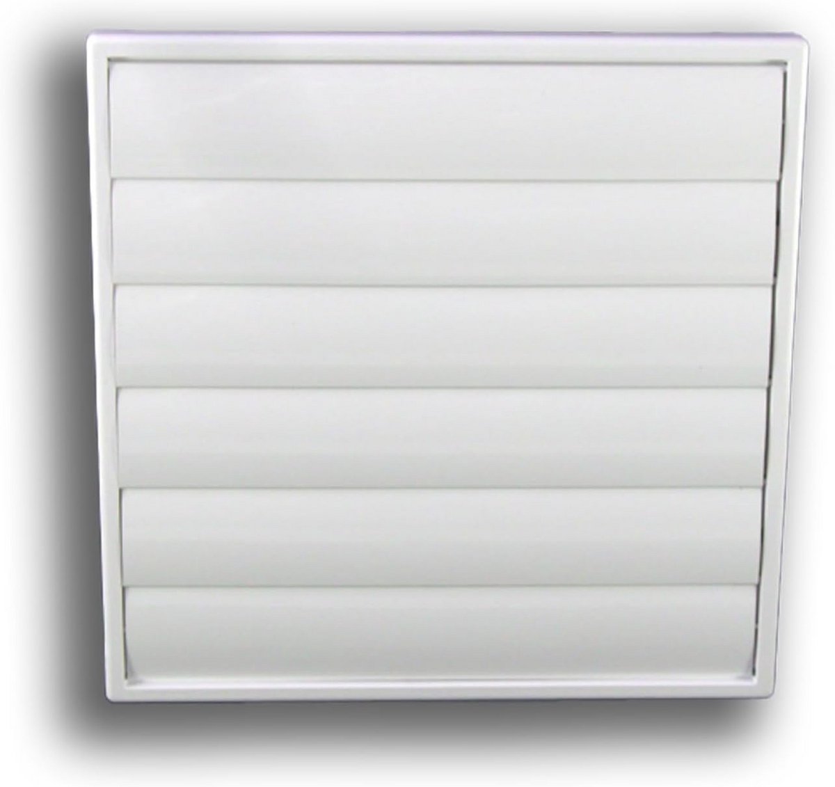 Ventilatierooster zelfsluitend 250x250mm - Insectenbescherming zonder flens