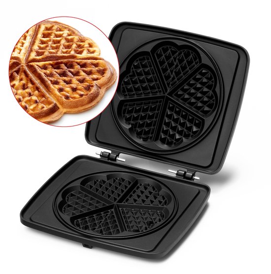 FriFri FM0026 - Verwisselbare Bakplaat Hartjes voor FriFri Wafelijzers