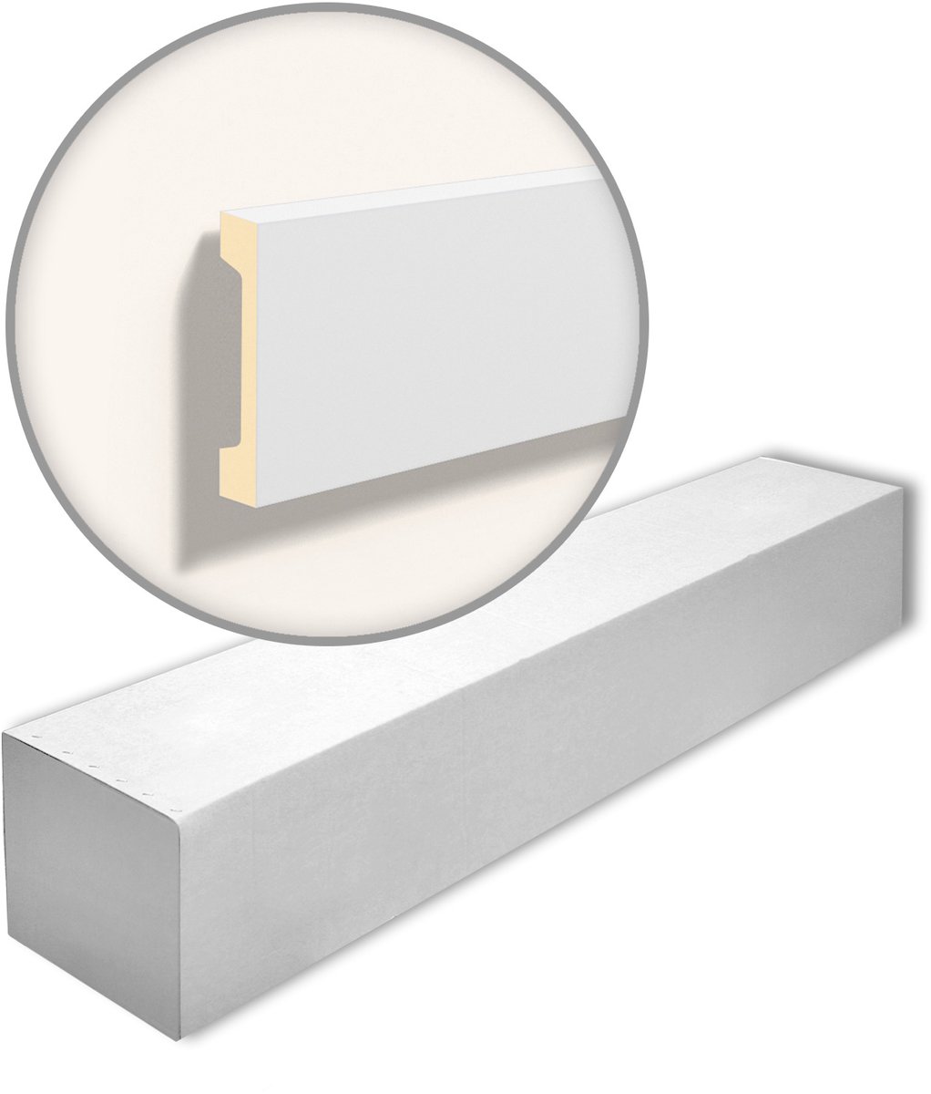 NMC MA20-box DOMOSTYL Noel Marquet 1 doos 5 stukken Raamrichel Gevel profiel modern design wit | 10 m
