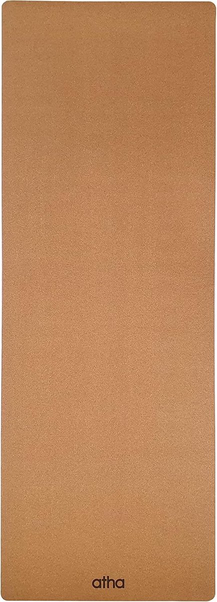 Yogamat - Eco mat - Yoga oefenen - Antislip kurk - 186x66 cm - Natuurlijk van Yogamat — afbeelding 4