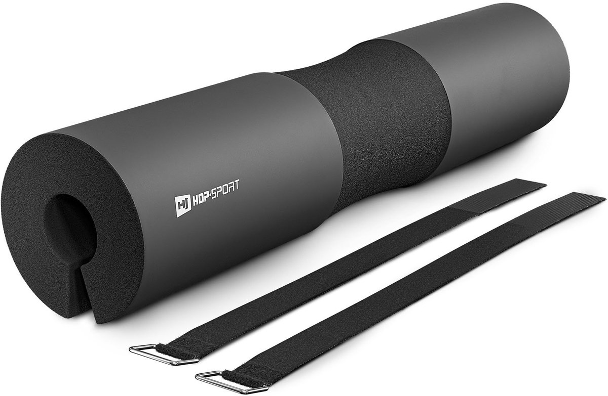 Hop-Sport – Halterstang Kussen – Voor Squats en Hip Thrusts – Met Sluitriemen – Geschikt voor 30 mm Halterstangen