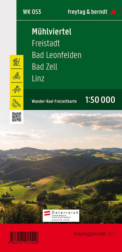 Freytag&Berndt WK 053 Wandelkaart Mühlviertel • Freistadt ... - cover