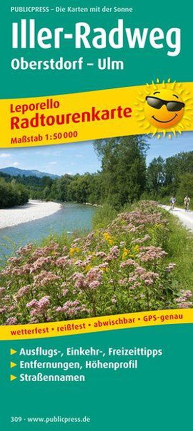 Iller-Radweg 1 : 50 000 - cover