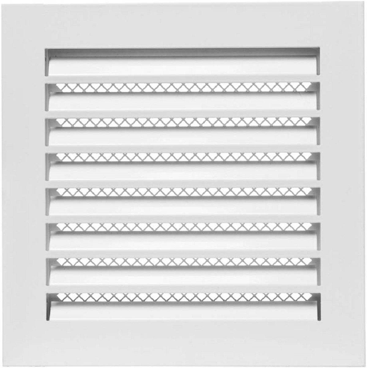 Industrieel Ventilatierooster 200x200mm met Muggengaas - Metalen Rooster voor Optimale Ventilatie