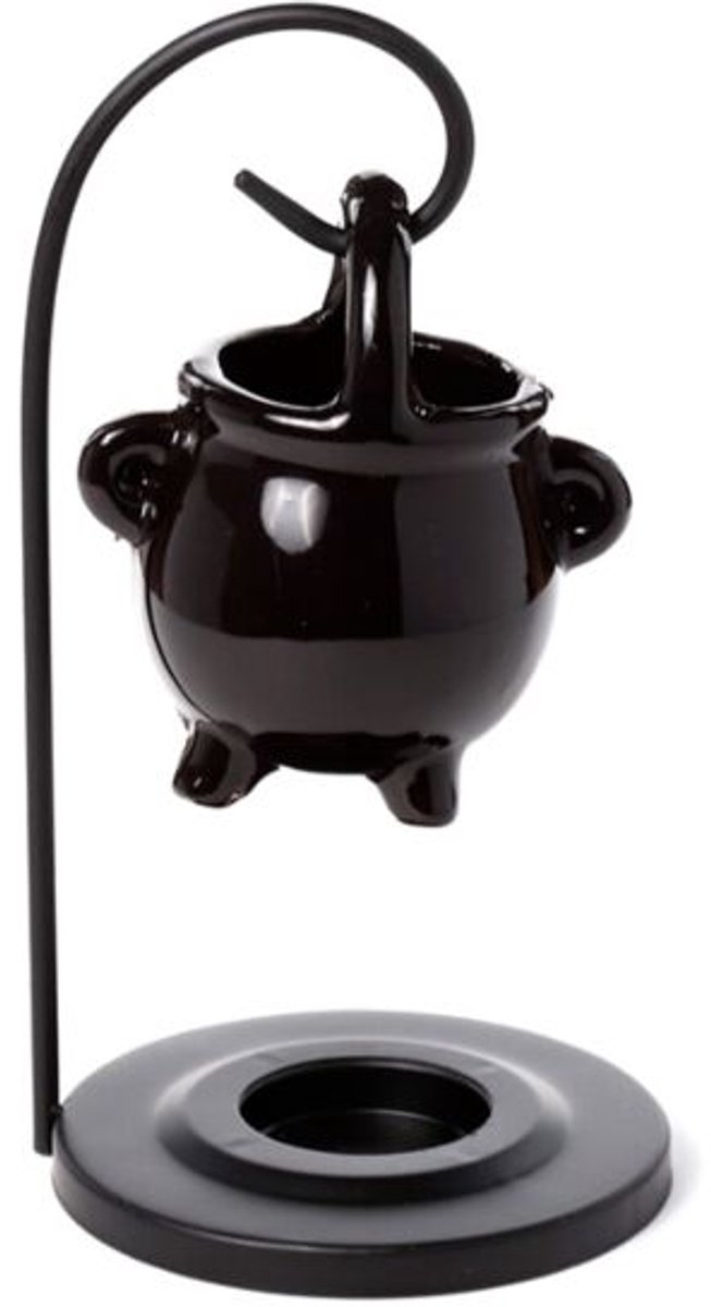 Zwarte Ketel Hangende Geurbrander met stand