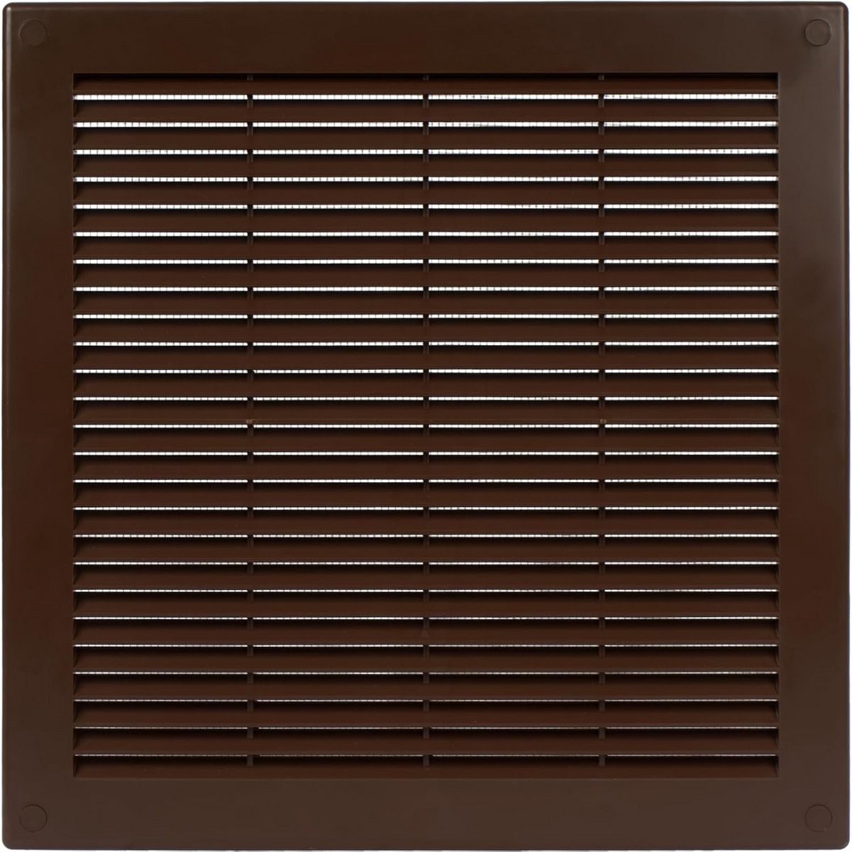 Vierkant ventilatierooster 30,5 x 30,5 cm met geïntegreerd muggennet voor badkamer en keuken