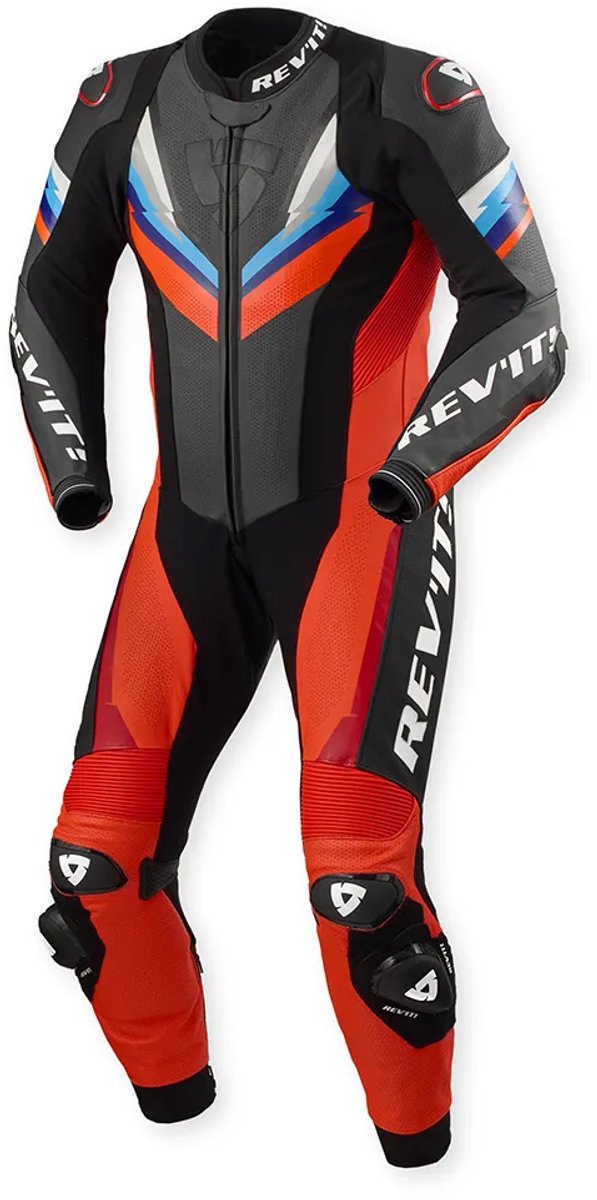 Revit Quantum 3 Overall Rood,Zwart 52 Man