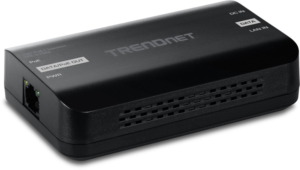 TRENDnet TPE-315GI Power over Ethernet (PoE/PoE+) 10G injector | 30W