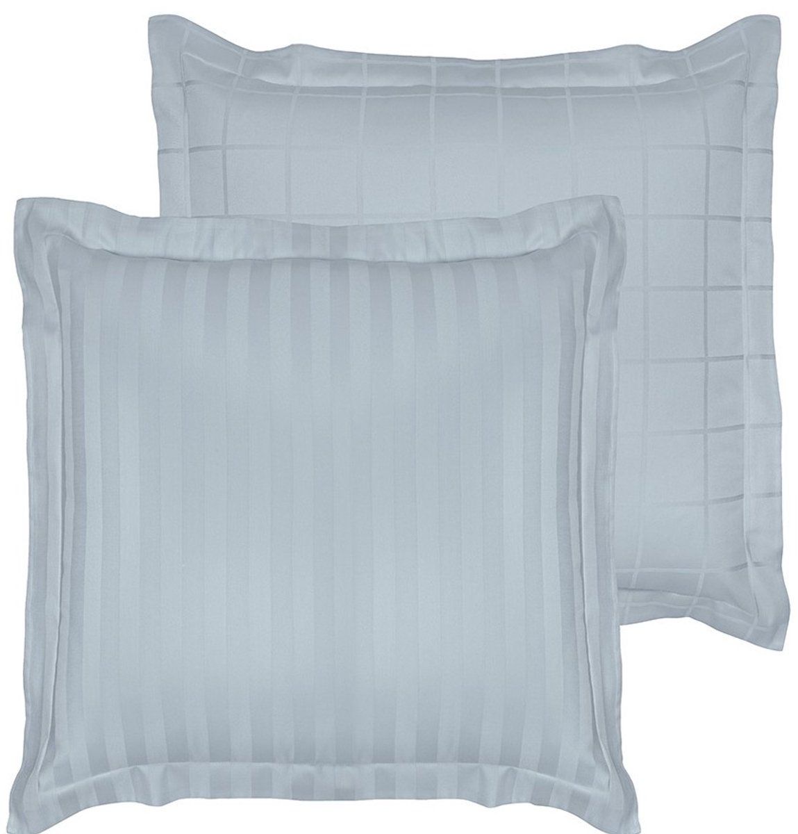 De Witte Lietaer Kussensloop Zygo Ice Blue - 63 x 63 cm - Blauw - Katoen Satijn