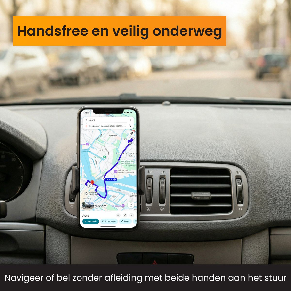 R2B Telefoonhouders Auto - Ventilatierooster - GSM Houder Auto - Mobiel Houder Auto - Autohouder - Telefoonhouder Auto - Telefoon Houder - Auto Telefoonhouder - Phone Holder Car – foto 2