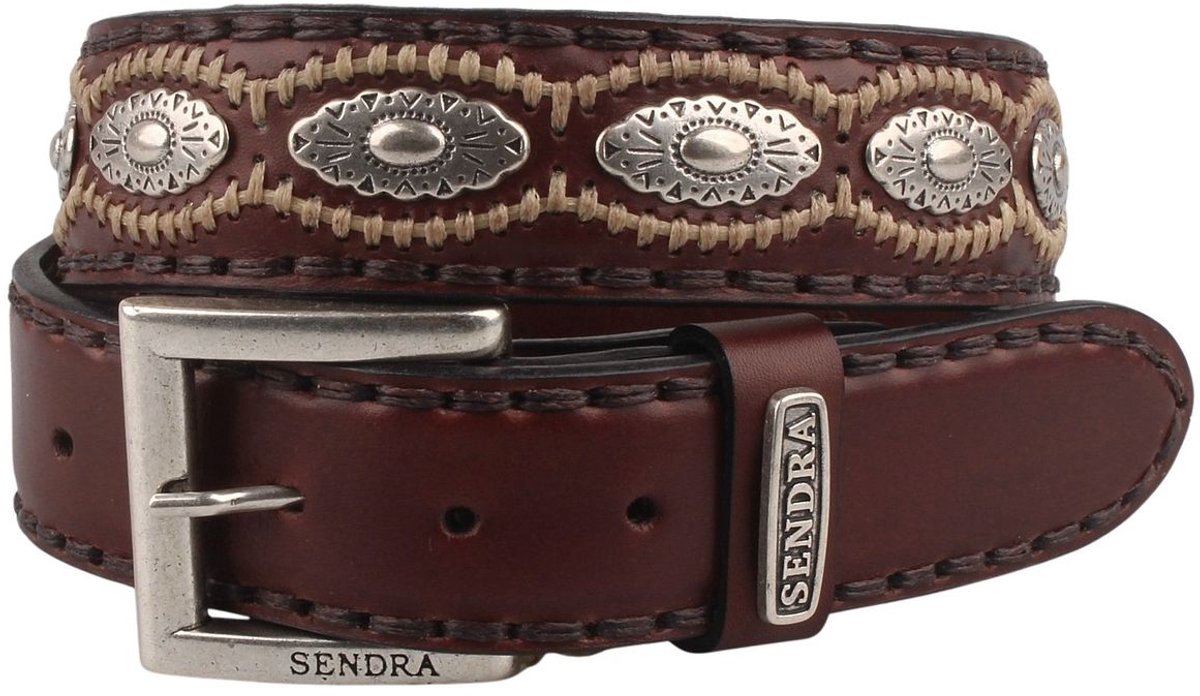 Sendra leren riem 7606 bruin