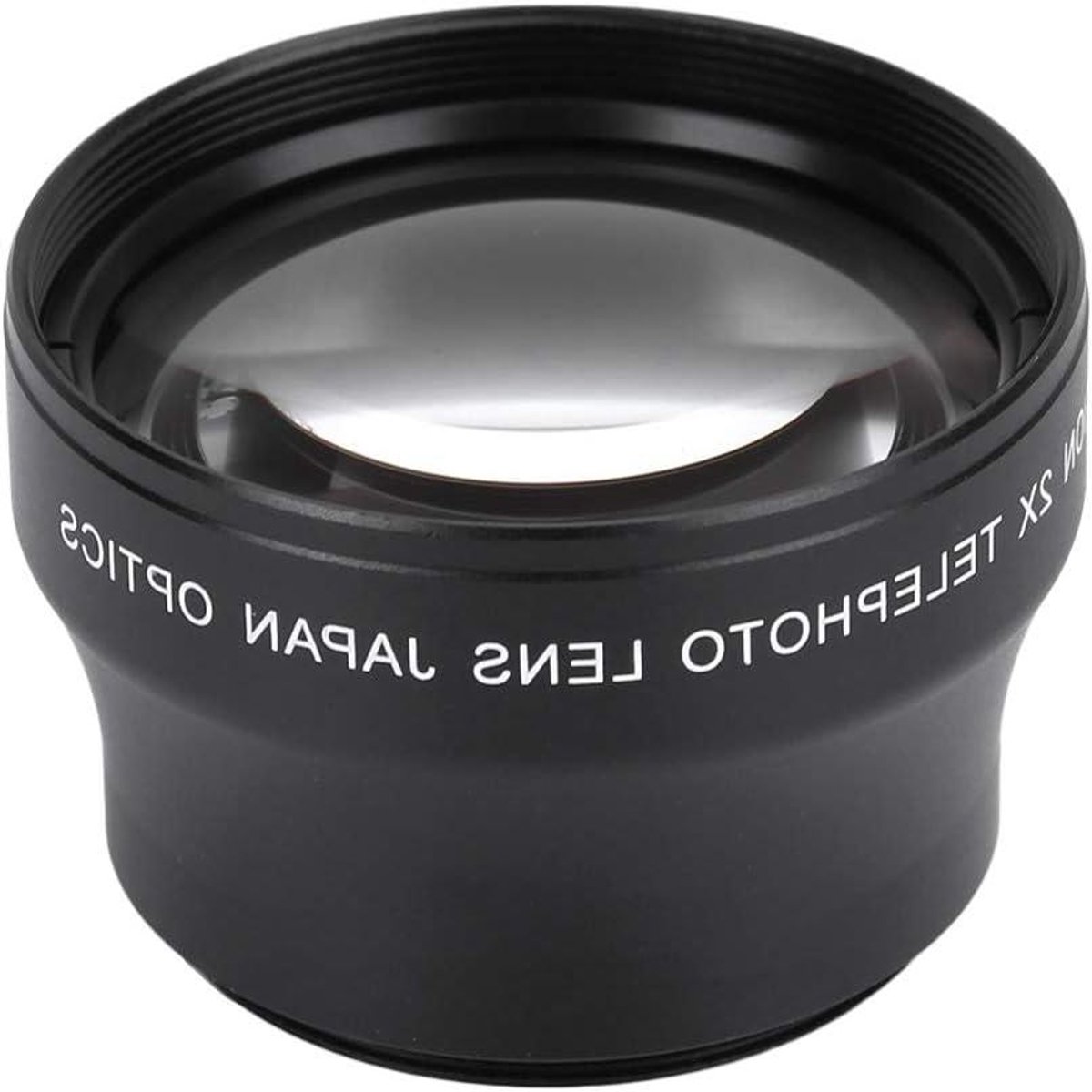 2X Telelens Conversielens 37mm Lensdraad - High Definition Telelens met Lenszak - Perfect voor Camera Fotografie
