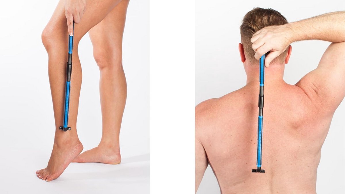 Lichaamsscheersysteem met Flexibel Vouwbaar Handvat voor Rug en Benen - Scheerapparaat