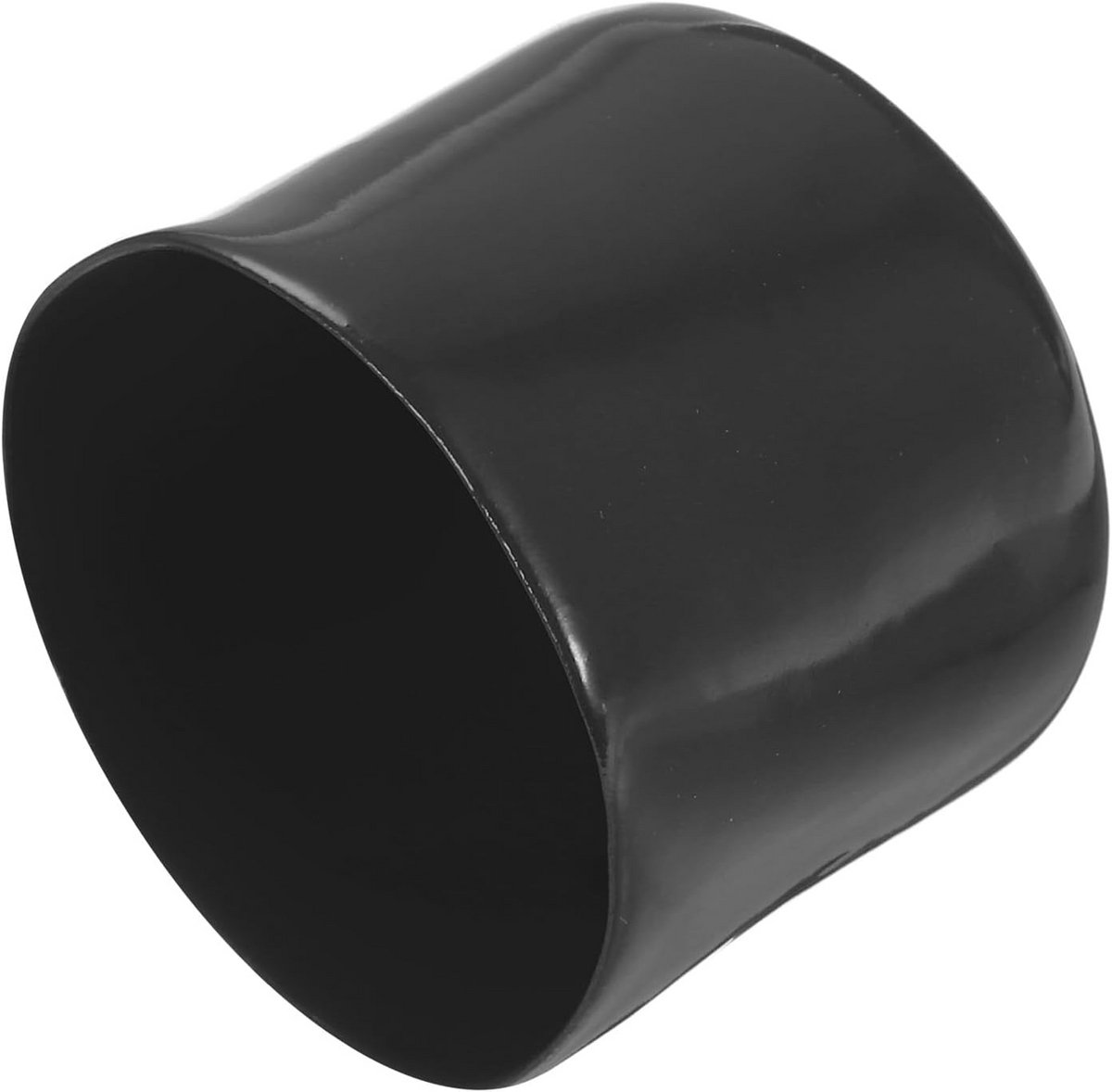 8x Zwarte Ronde Rubberen Doppen voor Stoelpoten en Meubels - 46mm Beschermkap