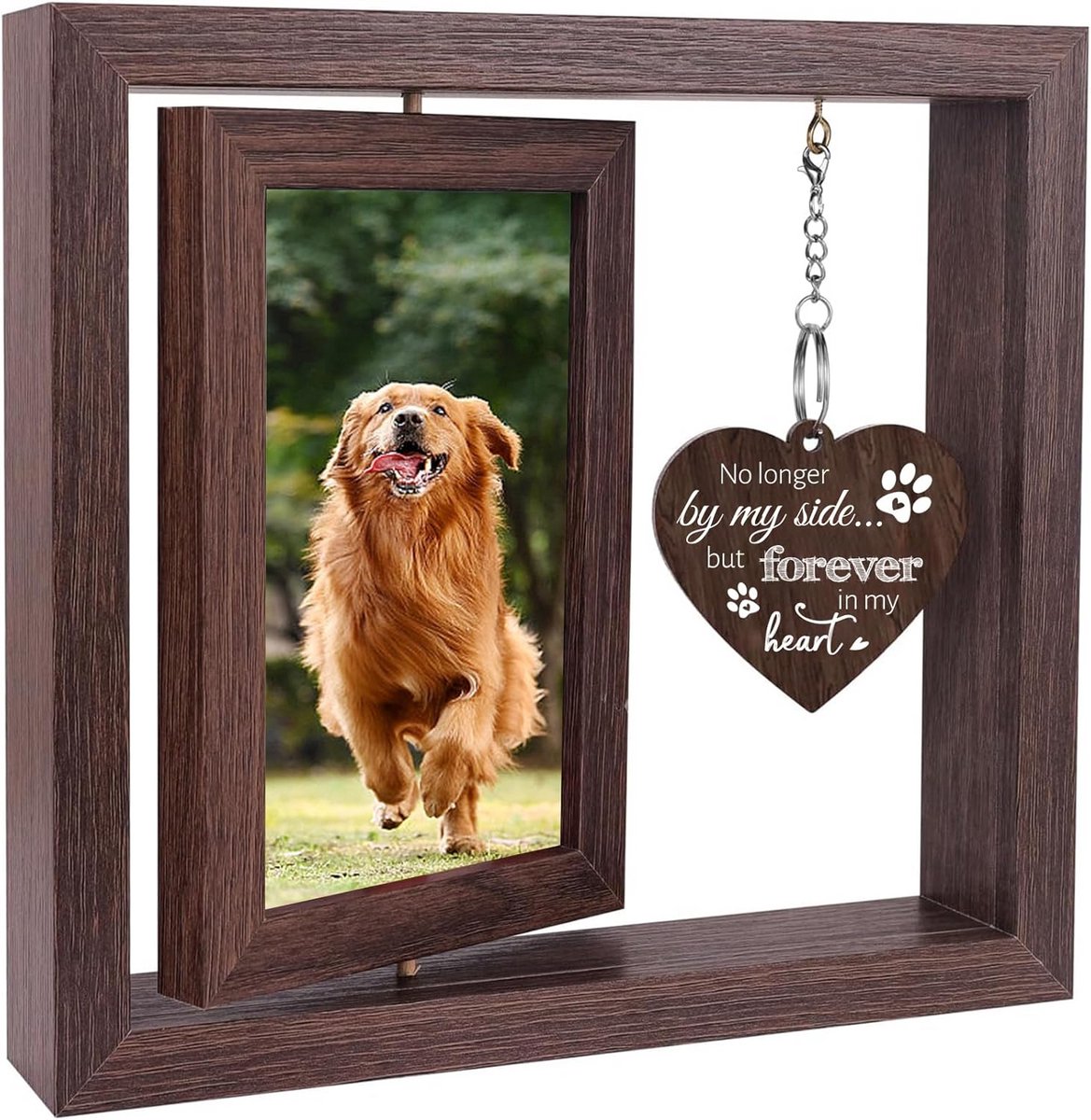 Gedenksteen Hond Hart - Persoonlijk Grafmonument voor Thuiskamer/Tuin