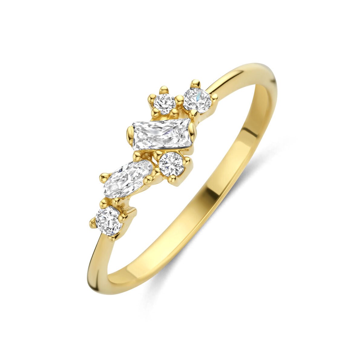 14K Geelgouden Ring met Zirkonia 4035059 – 5,5 mm