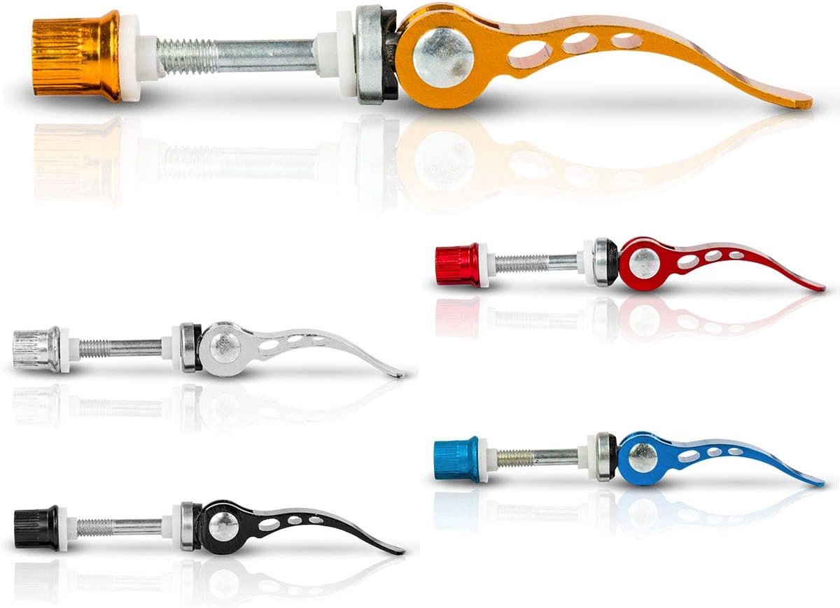 Aluminium Zadelpen Klem Snelspanner M6 x 55mm Fiets Zadelhouder | Eenvoudige Hoogteverstelling