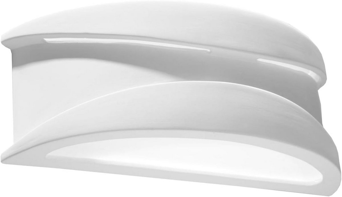 Wandlamp Wit Keramiek - Beschilderbaar Modern Ontwerp voor Woonkamer Slaapkamer