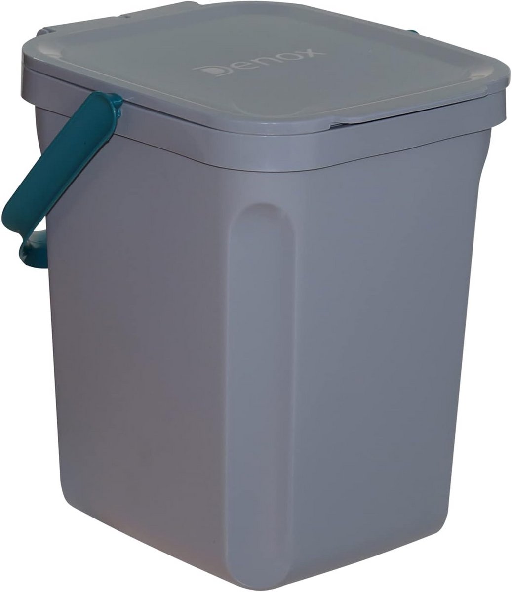Bio afvalemmer 10 liter met deksel en koolstoffilter voor GFT afval