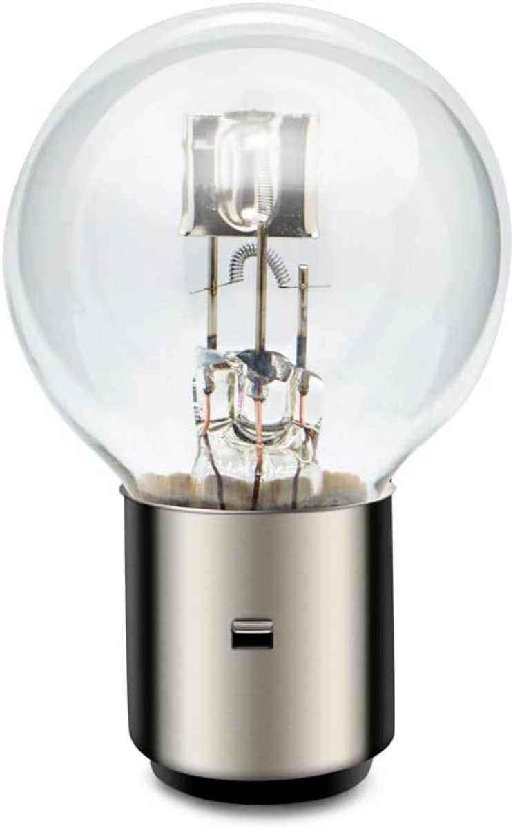 Motor Fiets Halogeen Koplamp Dubbelcontact 12V Warm Wit Licht