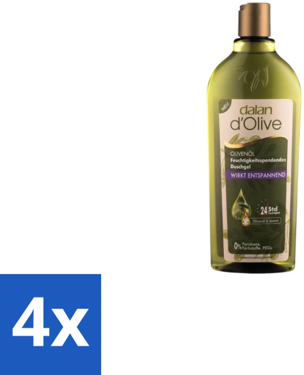 Dalan d’Olive – Douchegel – Relaxing – 400 ml - Voordeelverpakking - 4 stuks