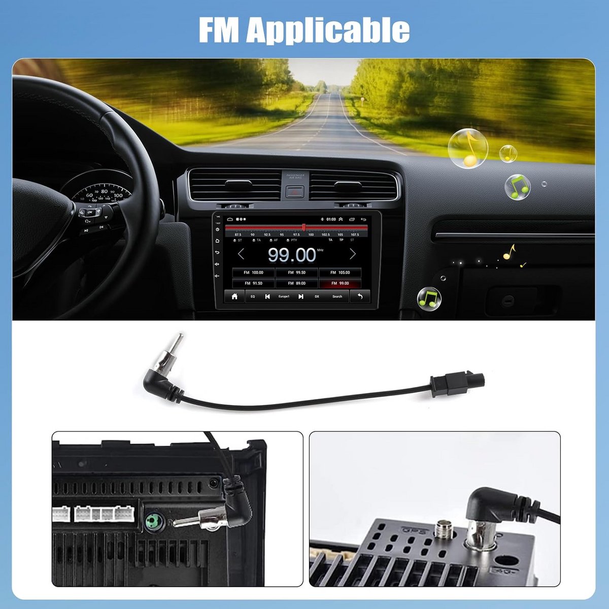 ISO Adapterkabel 36/40 PIN Autoradio Kabelboom voor VW Golf Skoda Seat Passat Android Radio