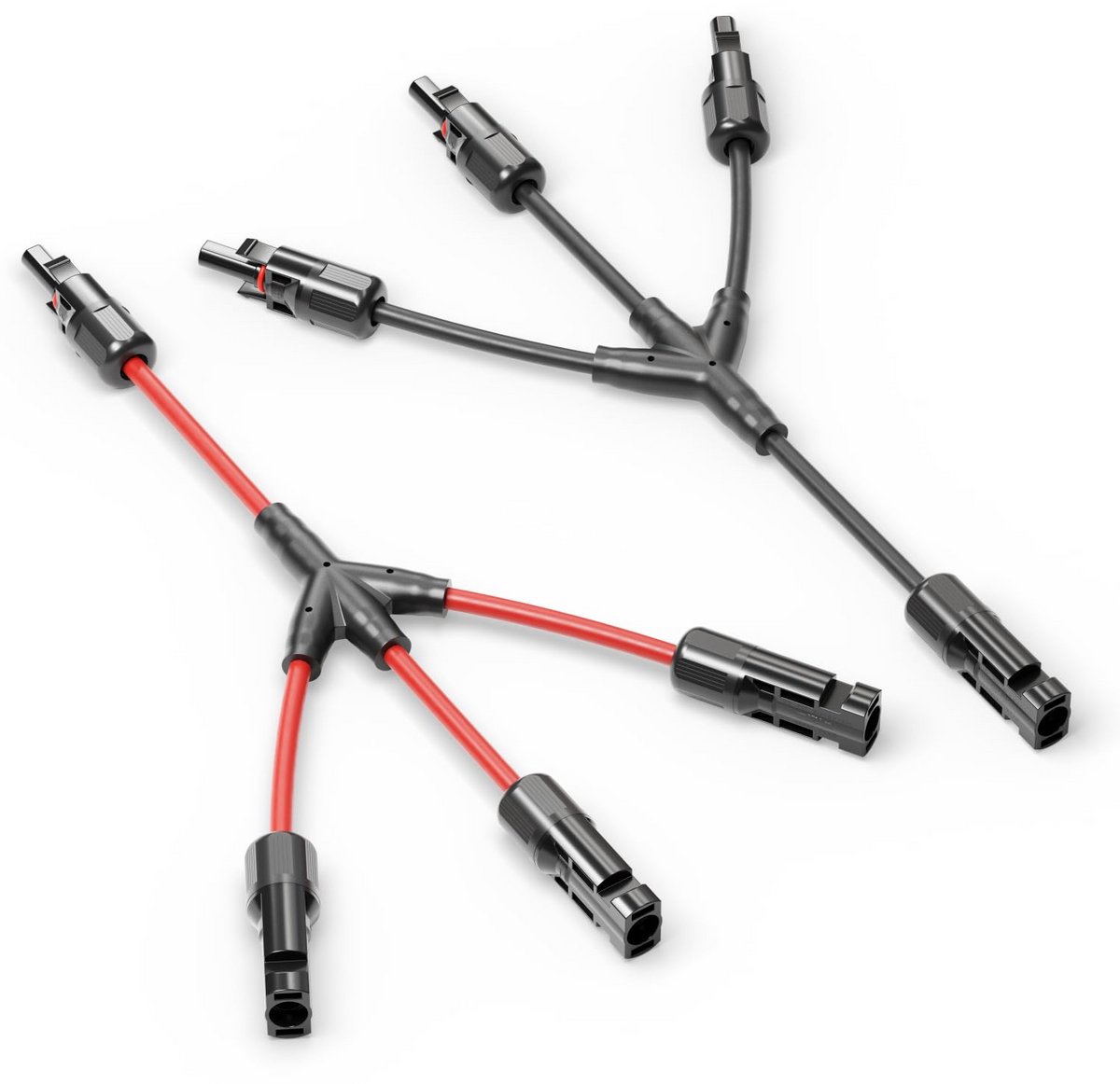 Solar Y-Kabel Adapter 4mm² voor Zonnesysteem - PV4/T-Adapter IP68 1500V